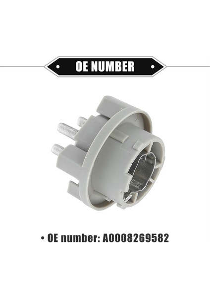 1 Adet Dönüş Sinyal Lambası Ampul Tabanı Soket Lambası Mercedes Benz Sl W124 R129 W140 W202 W168 A0008269582 Benz Aksesuarları (Yurt Dışından)