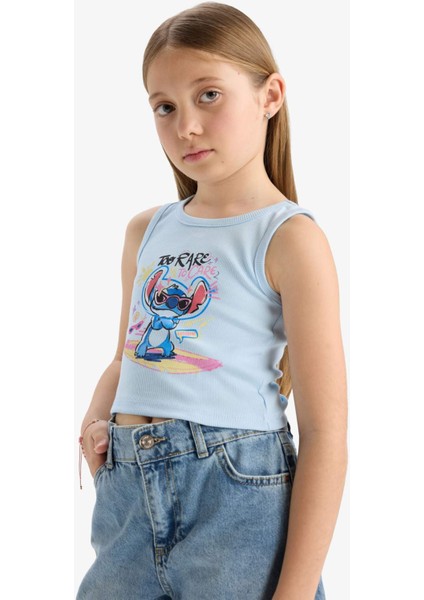 Kız Çocuk Disney Lilo & Stitch Bisiklet Yaka Atlet E6553A825HS modelleri