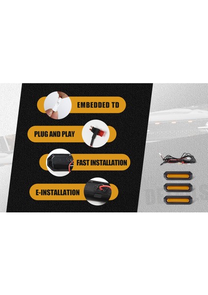 LED Izgara Işıkları Ford Bronco 2021 2022 2023 2/4-Door Sarı Izgara Lambaları Kiti Bronco Aksesuarları (Yurt Dışından) indirimleri