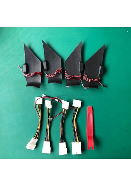 Toyota Camry Için Yeni Araba Gidon Iç Ortam Işığı 18-22 Kapı Kolu Işık Dört Kapı Işıkları Buz Mavisi (Yurt Dışından)