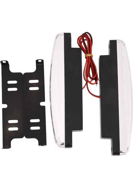 Yeni 2 Adet Yüksek Kalite Süper Beyaz 8 LED Gündüz Farları 12 V Dc Far Evrensel Park Lambası 12 V (Yurt Dışından)