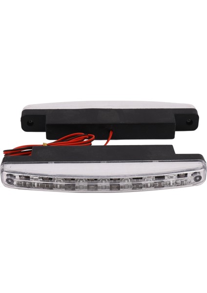 Yeni 2 Adet Yüksek Kalite Süper Beyaz 8 LED Gündüz Farları 12 V Dc Far Evrensel Park Lambası 12 V (Yurt Dışından)