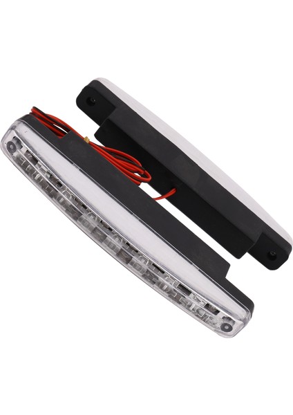 Yeni 2 Adet Yüksek Kalite Süper Beyaz 8 LED Gündüz Farları 12 V Dc Far Evrensel Park Lambası 12 V (Yurt Dışından)