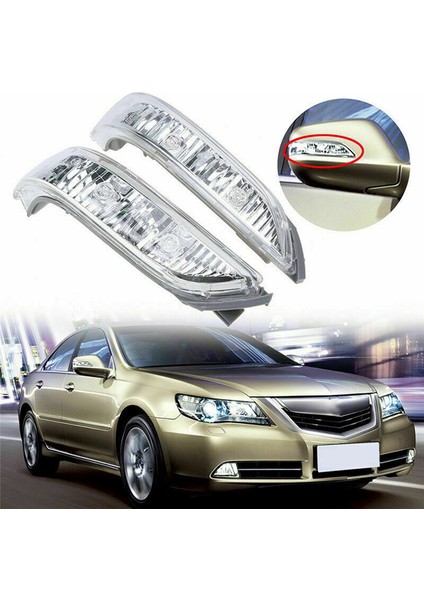 Sağ 34350-SJA-G02 Geri Vites Aynası Işığı Dikiz Aynası Işığı LED Dönüş Sinyali Honda 08-13 Accord 07-10 Acura Rl (Yurt Dışından) fiyatları