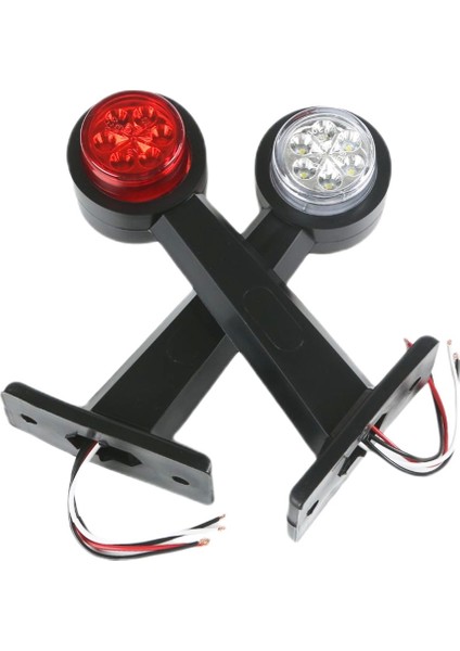 Römork Kamyon Rv Için 2pcs Yan Işaret Işıkları Evrensel 12-30V 12LED (Yurt Dışından)