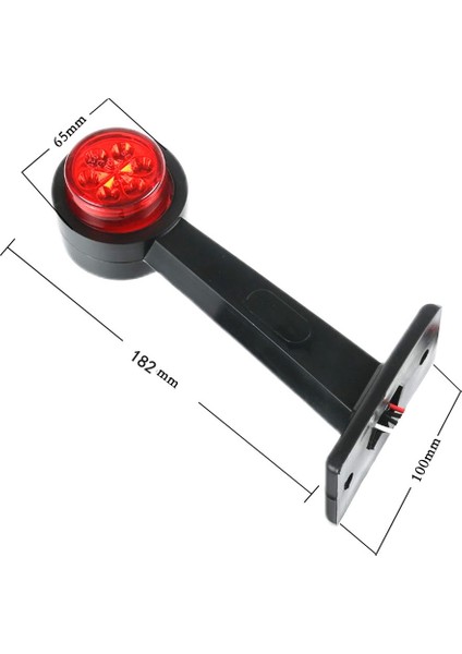 Römork Kamyon Rv Için 2pcs Yan Işaret Işıkları Evrensel 12-30V 12LED (Yurt Dışından) fırsatları