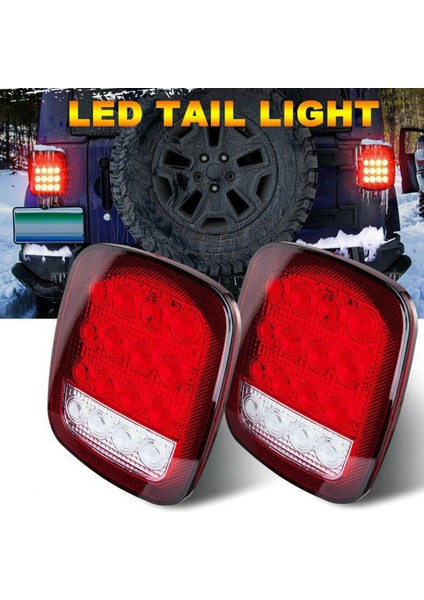Jeep Için LED Kuyruk Işık Arka Işık Fren Tampon Ters Dönüş Sinyali (Yurt Dışından) fiyatları