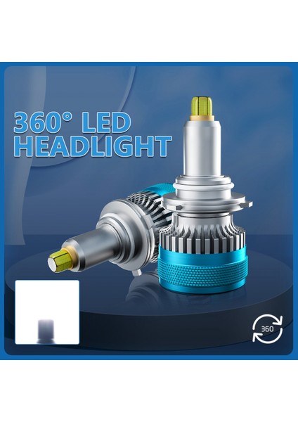 Araba 360 LED Far Ampul Sis Aydınlatma Turbo Mini Lamba 9012 (Yurt Dışından) fiyatları