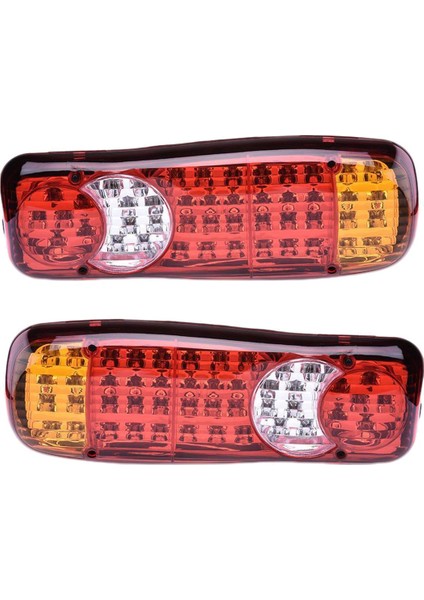 12V 24V 46LED Araba Kamyon LED Arka Kuyruk Işık Uyarı Işıkları Arka Lamba (Yurt Dışından)