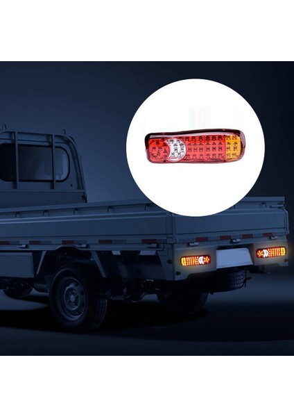 12V 24V 46LED Araba Kamyon LED Arka Kuyruk Işık Uyarı Işıkları Arka Lamba (Yurt Dışından) modelleri