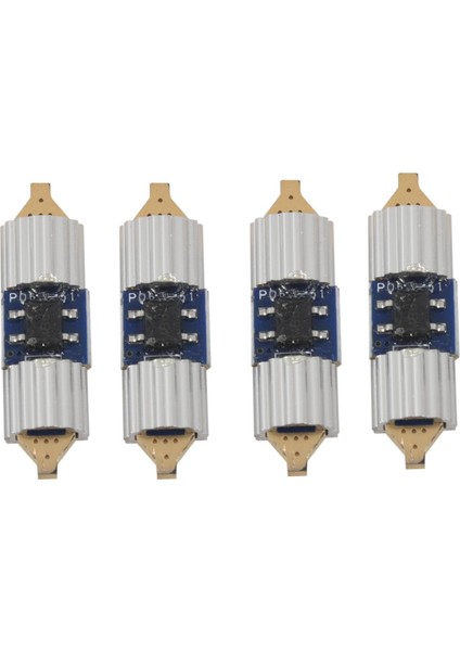 4x 31MM C5W Festoon LED Ampul Beyaz Kubbe Işık Çift Uçlu Okuma Lambası (Yurt Dışından)