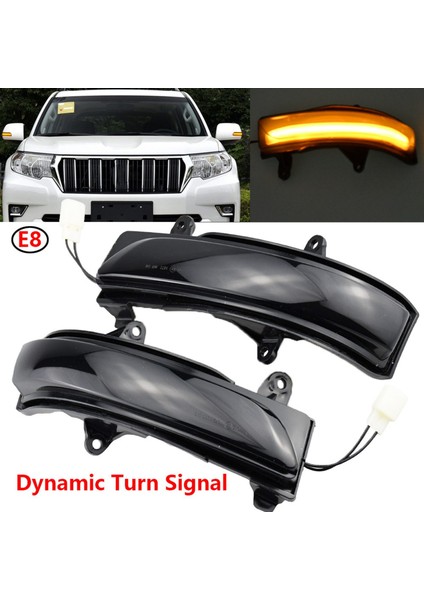 Land Cruiser FJ200 LC200 Prado Için LED Dinamik Dönüş Sinyali Işığı (Yurt Dışından) fiyatları