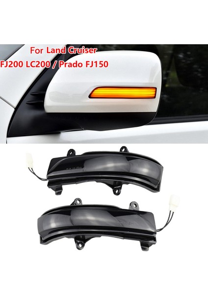 Land Cruiser FJ200 LC200 Prado Için LED Dinamik Dönüş Sinyali Işığı (Yurt Dışından) modelleri