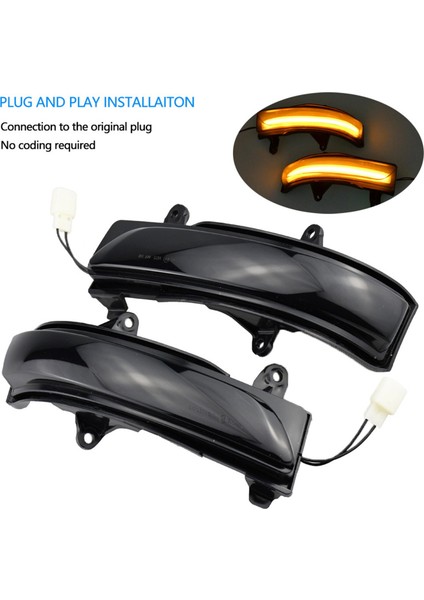 Land Cruiser FJ200 LC200 Prado Için LED Dinamik Dönüş Sinyali Işığı (Yurt Dışından) indirimleri