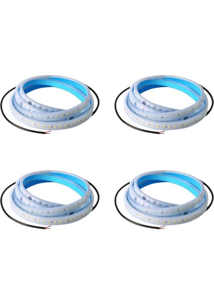 4pcs 120CM Su Geçirmez Oto Ortam Işıkları LED Araç Kapısı Karşılama Işığı (Yurt Dışından)