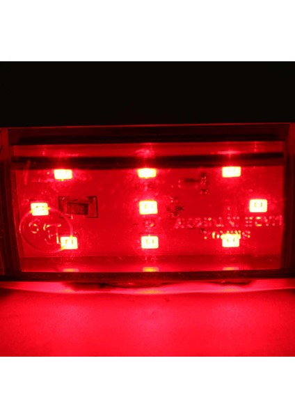 Römork Karavan Kamyon Için 10 Adet 12V-24V 9 LED Kamyon Yan Işaret Işığı (Yurt Dışından) modelleri