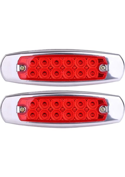 Çift 12 LED Universal Araç Yan Işıklar Işaretleyici Gümrükleme Ampuller (Yurt Dışından)