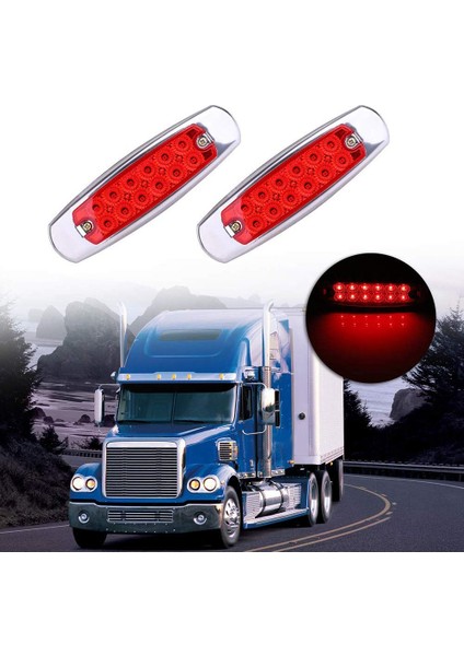 Çift 12 LED Universal Araç Yan Işıklar Işaretleyici Gümrükleme Ampuller (Yurt Dışından) fiyatları