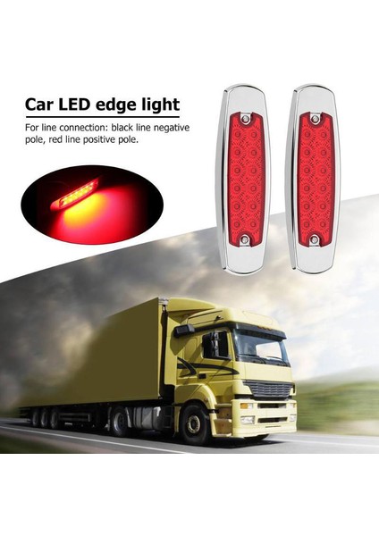Çift 12 LED Universal Araç Yan Işıklar Işaretleyici Gümrükleme Ampuller (Yurt Dışından) fırsatları