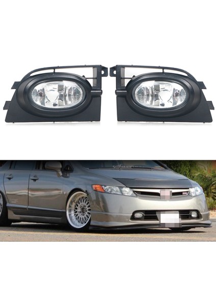 Honda Civic Fa1 2006 2007 2008 Için Araba Ön Tampon Sis Farları (Yurt Dışından) fiyatları