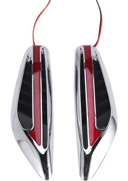 Çift DC12V Otomobil Yaprak Yaprak Dönüş Sinyali, (Kırmızı Işık) (Yurt Dışından) fırsatları