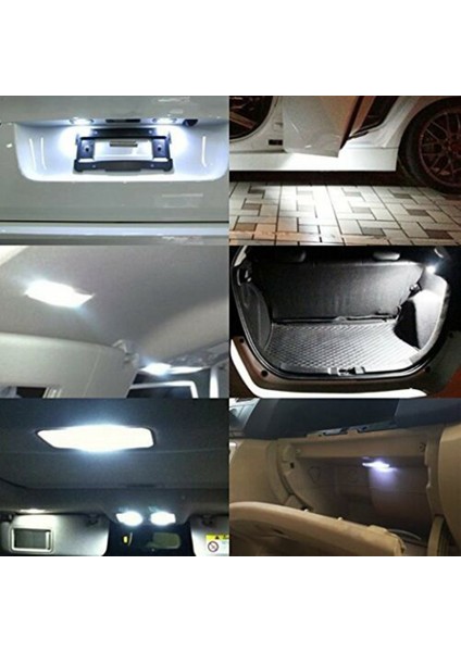 50 Adet Süper Beyaz T10 Kama LED Ampuller W5W 2825 158 192 168 194 (Yurt Dışından) fırsatları