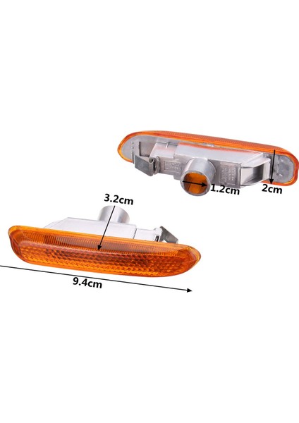 Çamurluk Yan Işaret Işığı Dönüş Lambası Kapağı Sarı Için (Yurt Dışından) indirimleri