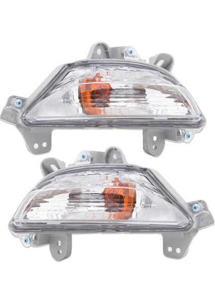 Çift Araba Ön Tampon Sis Farları Aksamı Dönüş Sinyali Sürüş Lambası (Yurt Dışından)