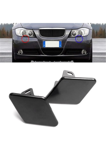 -Bmw E90 E91 Için Ön Sol Sağ Far Yıkama Memesi Kapatma Kapağı (Yurt Dışından)