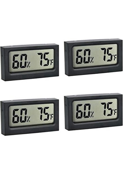 4pcs Araç Sürüngen Termometre Siyah (Yurt Dışından)
