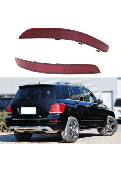 Mercedes Benz X204 Glk Için Araç Arka Tampon Reflektör Lens Işık Kapağı (Yurt Dışından)