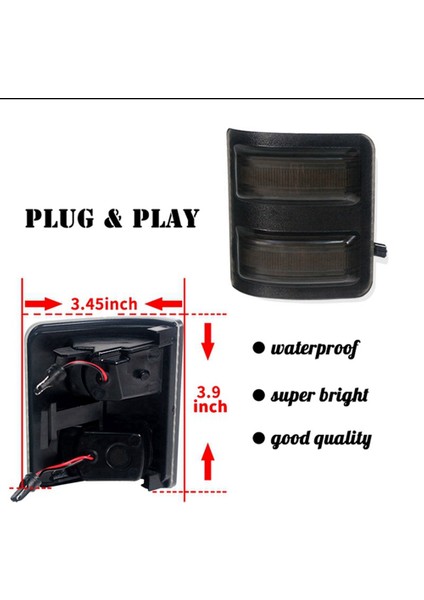 Ford Için Sinyal Işığı Dinamik Ayna Göstergesi Flaşör (Yurt Dışından) fiyatları