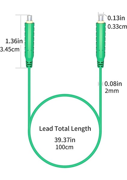 Adet Manyetik Test Kabloları Silikon Yumuşak Esnek Jumper Test Telleri 30VAC 5A 3.3ft T10005 Sensörler Anahtarları (Yurt Dışından)