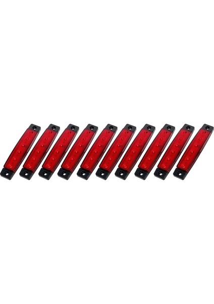 Kırmızı LED Römork Yan Işaret Işıkları Mühürlü Göstergeler Lambalar 12V (Yurt Dışından)