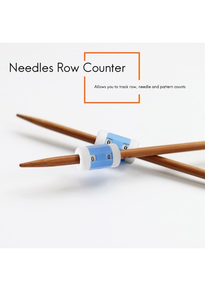 Adet Kırmızı Plastik Örgü Şişi Sıra Sayacı +2 Küçük Mavi Plastik Örgü Şişi Sıra Sayacı (Büyük 2.2*1.5cm+Küçük 2.2*1.2cm) (Yurt Dışından)