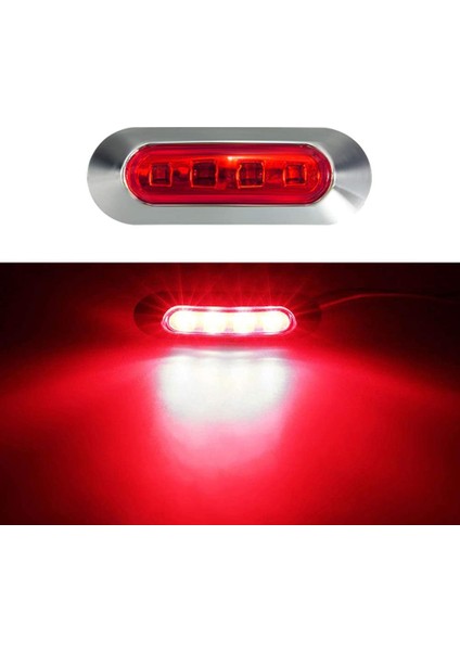 10 Adet Kırmızı 4 LED Yan Işaretleyici Gösterge Işıkları Evrensel Araba Tekne Için (Yurt Dışından) fiyatları