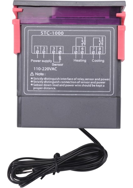 220V/STC-/1000 Dijital Sıcaklık Kontrol Termostatı Ntc ile (Yurt Dışından)