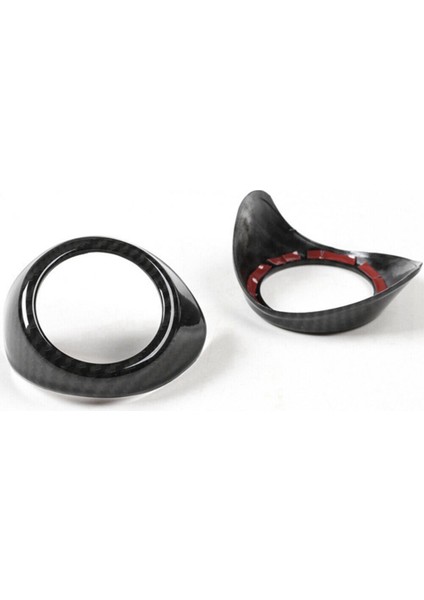 Ford Mustang Karbon Fiber Ön Sis Lambası Kapağı Trim Için 2015-2018 (Yurt Dışından) modelleri