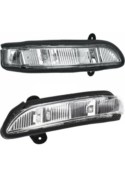 Mercedes W211 W221 07-10 Için Araba Ön Lh + Rh Ayna Dönüş Sinyali Işığı (Yurt Dışından)