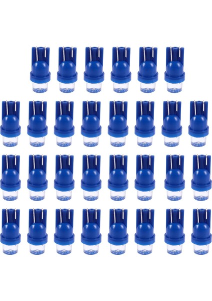 30 Adet Mavi 1-Led Araba Işık Kama Yan Dashboard Kuyruk Lambası Ampul (Yurt Dışından)