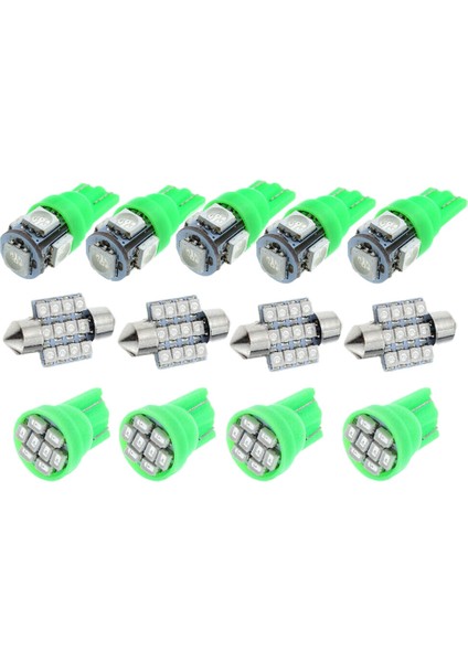 13X Araba LED Iç Iç Işık Kubbe Kapı Plaka Işıkları (Yurt Dışından)