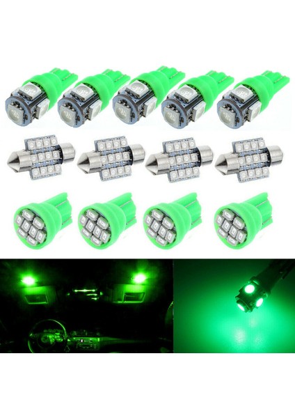 13X Araba LED Iç Iç Işık Kubbe Kapı Plaka Işıkları (Yurt Dışından) indirimleri
