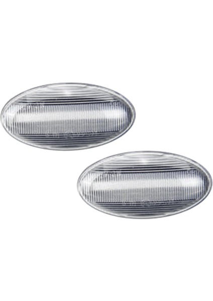 Peugeot Için 2 Adet Araba LED Yan Sinyal Lambası Dönüş Yan Flaşör (Yurt Dışından)