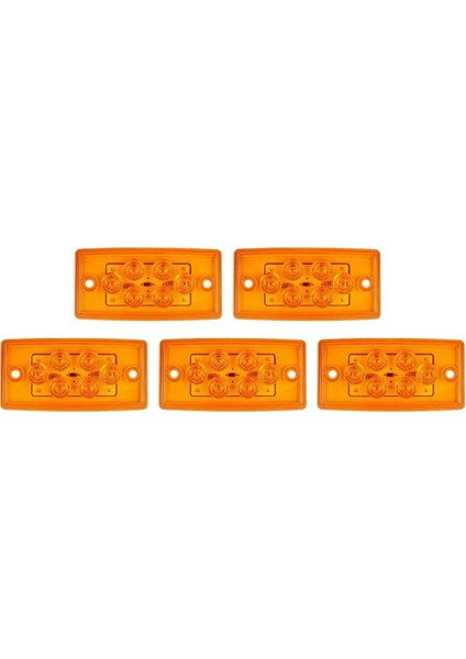 5 Adet Kamyon Yan Sinyal Lambası 6led Kamyon Dönüş Sinyali Römork Işığı (Yurt Dışından)
