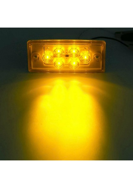 5 Adet Kamyon Yan Sinyal Lambası 6led Kamyon Dönüş Sinyali Römork Işığı (Yurt Dışından)