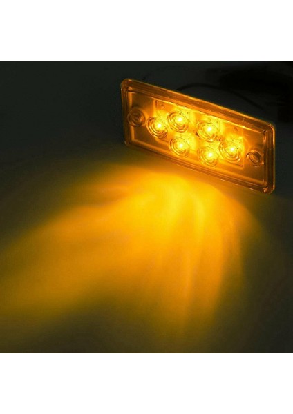 5 Adet Kamyon Yan Sinyal Lambası 6led Kamyon Dönüş Sinyali Römork Işığı (Yurt Dışından)