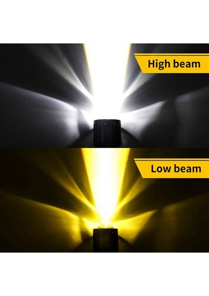 Motosiklet Far Entegre Ampul Uzak ve Yakın Farlar Çift Renkli (Yurt Dışından) modelleri