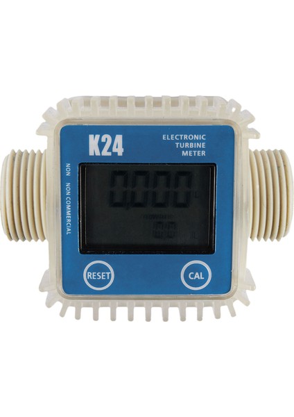 1 Adet K24 LCD Türbin Dijital Yakıt Akış Ölçer Kimyasallar Su Için Yaygın Olarak Kullanılır (Yurt Dışından)