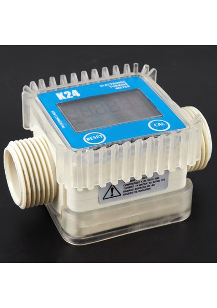 1 Adet K24 LCD Türbin Dijital Yakıt Akış Ölçer Kimyasallar Su Için Yaygın Olarak Kullanılır (Yurt Dışından)