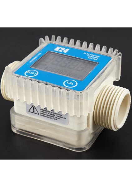 1 Adet K24 LCD Türbin Dijital Yakıt Akış Ölçer Kimyasallar Su Için Yaygın Olarak Kullanılır (Yurt Dışından)